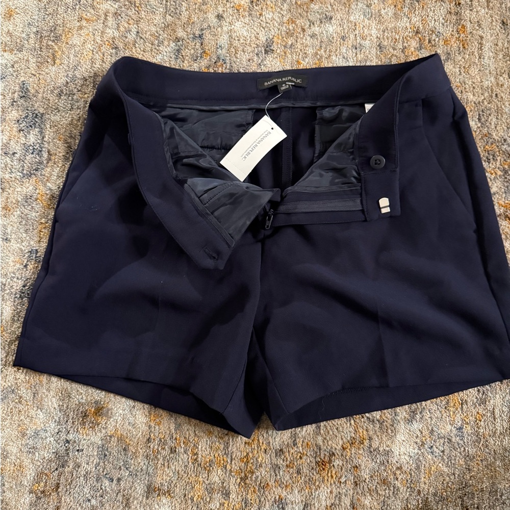 Banana Republic Navy Blue Women Shorts